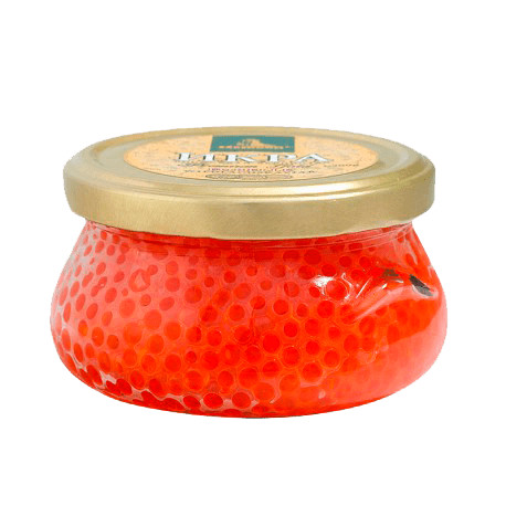 Красная лососевая икра форелевая кошерная Zarendom premium - Зарендом премиум стекло банка 200 грамм