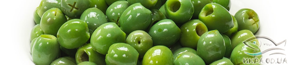 Зеленые оливки без косточки