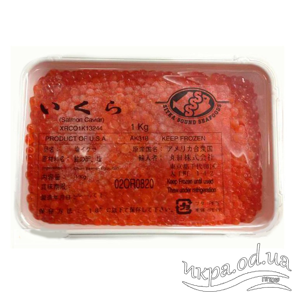 Икра форель шоковой заморозки лососевая красная Тожиак Фишериас - Togiak Fisheries 1 кг первый сорт